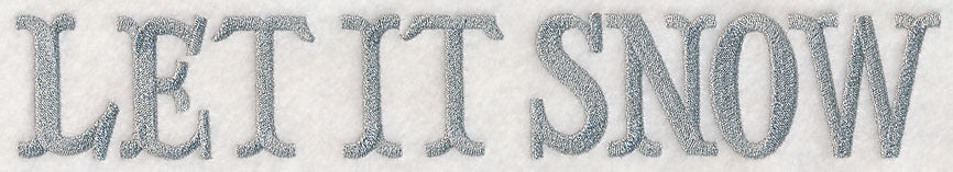 Shimmering Let It Snow