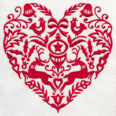 Scandinavian Christmas Heart