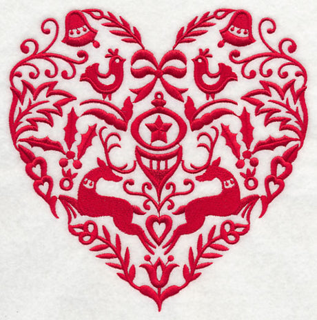 Scandinavian Christmas Heart