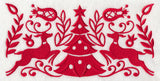 Scandinavian Christmas Tree Border
