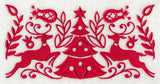 Scandinavian Christmas Tree Border