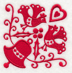 Scandinavian Christmas Bell Corner