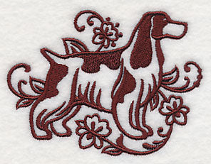 Graceful English Cocker Spaniel