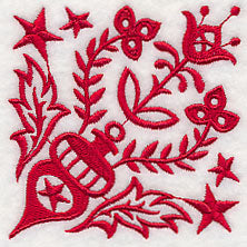 Scandinavian Christmas Ornament Corner