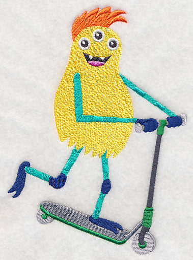 Monster on Scooter