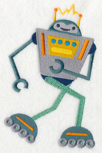 Robot on Rollerblades