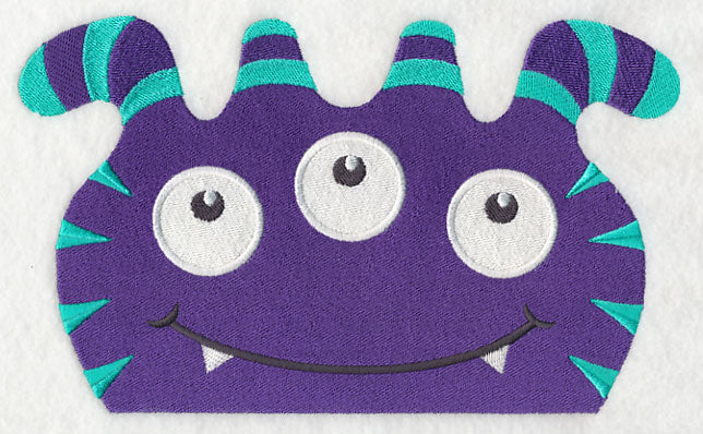 Peeking Striped Monster