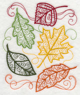 Autumn Leaves in Flight