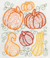 Autumn Pumpkins and Gourds