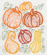 Autumn Pumpkins and Gourds