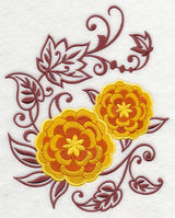 Marigolds Echo in Bloom