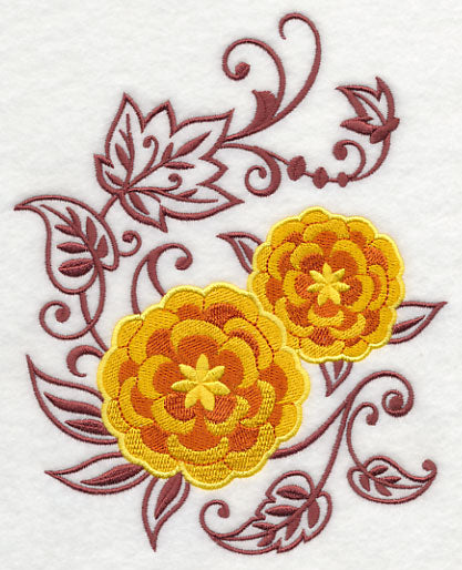 Marigolds Echo in Bloom