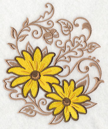 Black-Eyed Susans Echo in Bloom