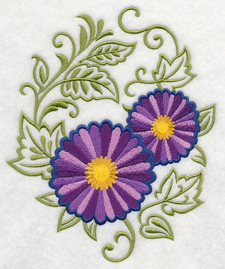 Asters Echo in Bloom