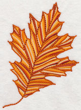 Delicate Red Oak Leaf