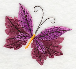 Purple Leafy Butterfly