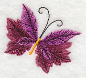 Purple Leafy Butterfly