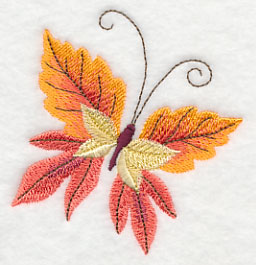 Orange Leafy Butterfly