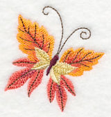 Orange Leafy Butterfly