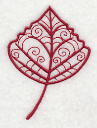 Cottonwood Leaf in Flight