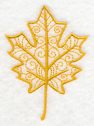 Maple Leaf in Flight