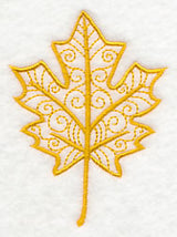 Maple Leaf in Flight