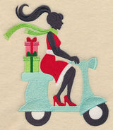 Fa La La Fashionista on Scooter