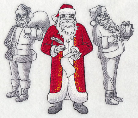 Santa Claus Fashion Plate
