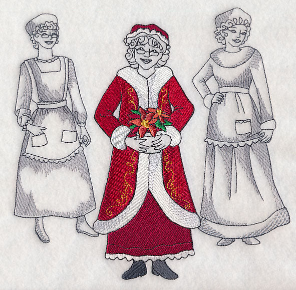 Mrs. Claus Fashion Plate