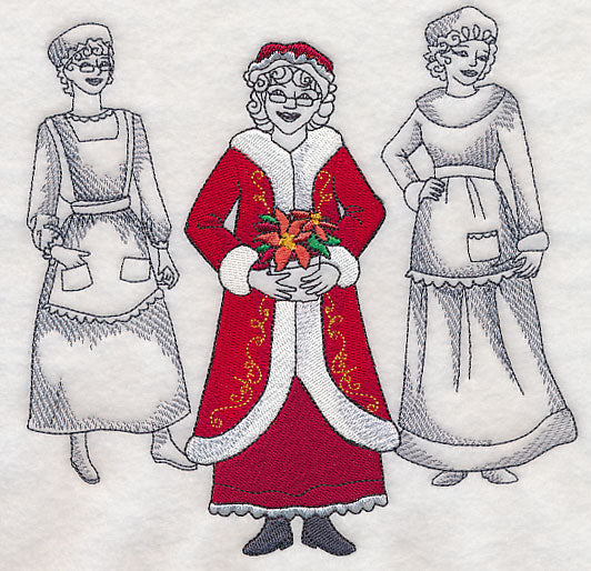 Mrs. Claus Fashion Plate