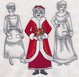 Mrs. Claus Fashion Plate