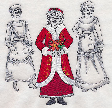 Mrs. Claus Fashion Plate