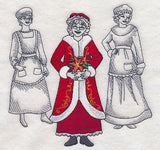 Mrs. Claus Fashion Plate