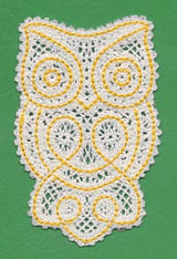 Owl (Battenburg Lace)