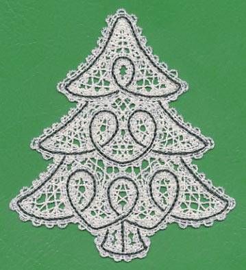 Christmas Tree (Battenburg Lace)
