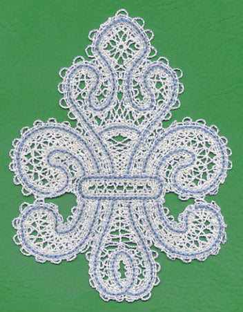 Fleur de Lis (Battenburg Lace)