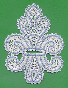 Fleur de Lis (Battenburg Lace)
