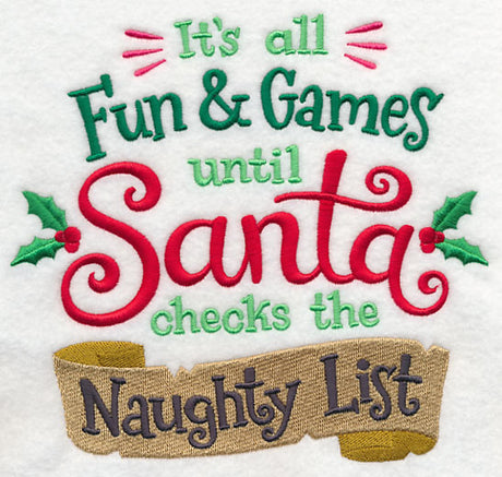 Until Santa Checks the Naughty List
