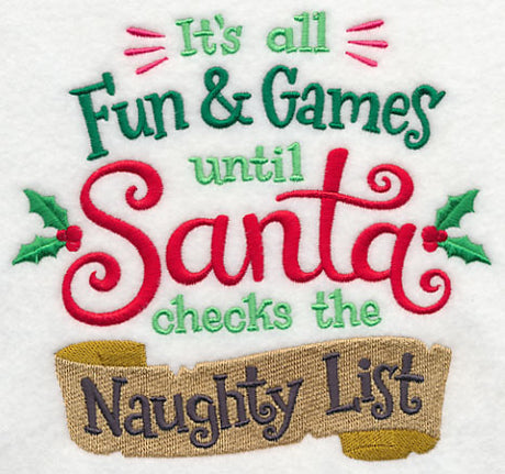 Until Santa Checks the Naughty List