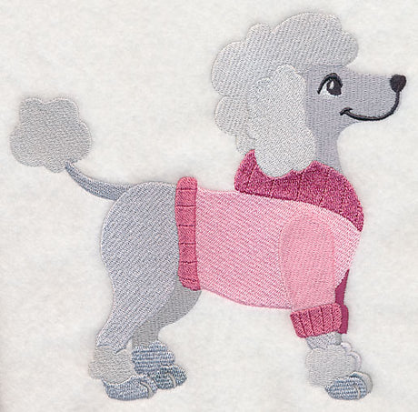 Poodle in Sweater