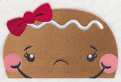 Peeking Gingerbread Girl