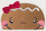 Peeking Gingerbread Girl