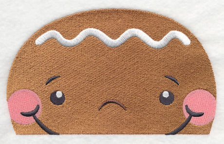Peeking Gingerbread Boy