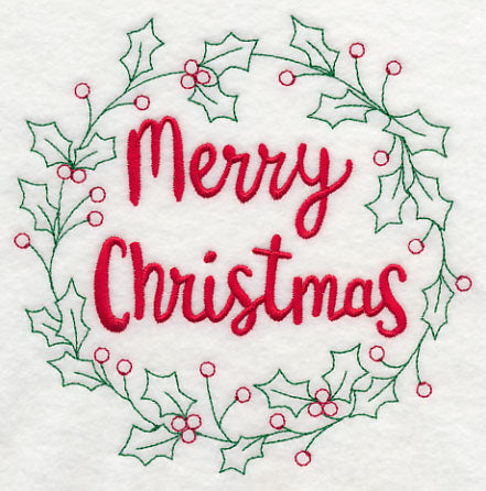 Merry Christmas Wreath