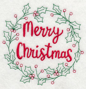 Merry Christmas Wreath