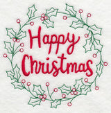 Happy Christmas Wreath