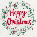 Happy Christmas Wreath