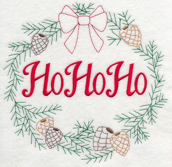 Ho Ho Ho Wreath