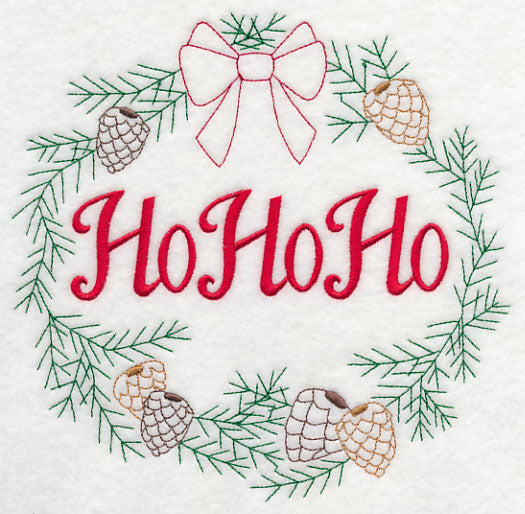 Ho Ho Ho Wreath