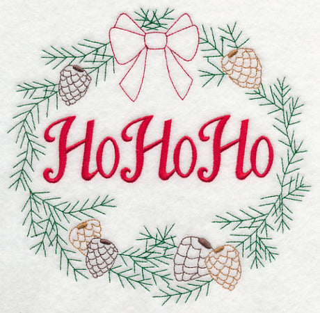 Ho Ho Ho Wreath